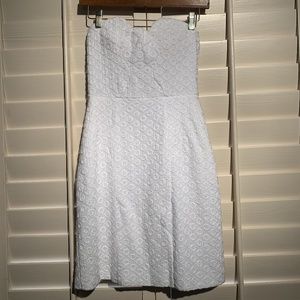 DIANE vonFURSTENBERG White Strapless Dress
